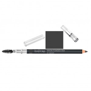 Молив за вежди IsaDora Brow Powder Pen 01, Black Молив за вежди IsaDora Brow Powder Pen 01, Black
