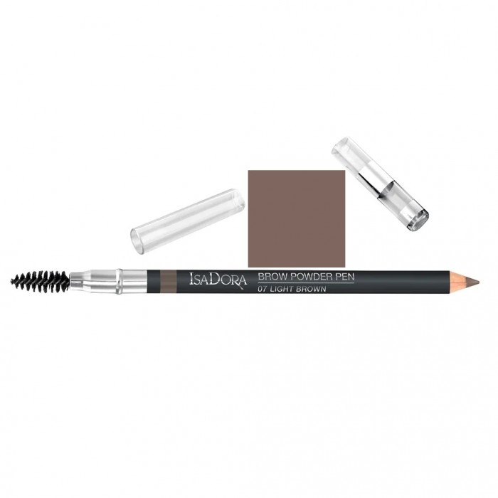 Молив за вежди IsaDora Brow Powder Pen 07, Light Brown Cosmetice