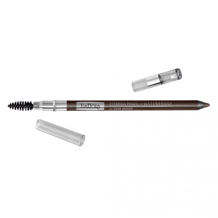 Водоустойчив молив за вежди IsaDora Eyebrow Pencil 32, Dark Brown Cosmetice
