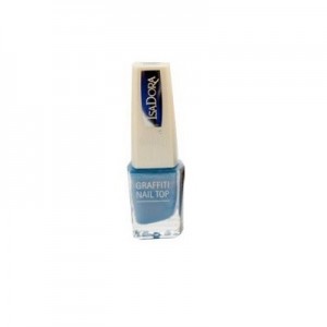 Лак за нокти с графити ефект IsaDora Graffiti Nails 808, Blue Burner
