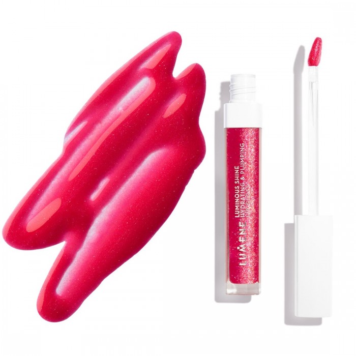 Гланц за устни Lumene Luminous Shine Hydrating 5, Bright Rose Cosmetice