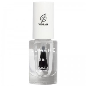 Lumene Base&Top Coat - 3 в 1 База, заздравител и топ лак за нокти Lumene Base&Top Coat - 3 в 1 База, заздравител и топ лак за нокти