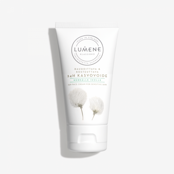 Lumene Klassikko - 24H Успокояващ крем за лице, за чувствителна кожа Cosmetice