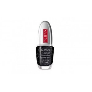 Лак за нокти Pupa Lasting Color Nail Polish 705, Sparkling Black