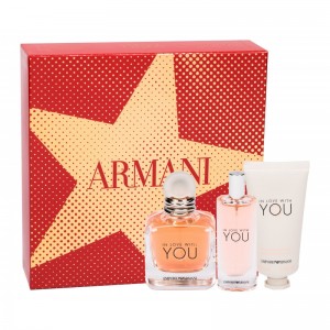 Set pentru femei Armani In Love With You - Eau de Parfum 50 ml + 15 ml + Cremă de mâini 50 ml