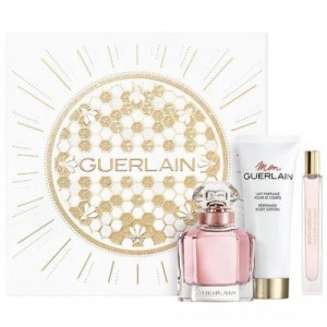 Set pentru femei Guerlain Mon Guerlain Florale - Eau de Parfum 50 ml + 10 ml + Loțiune de corp 75 ml
