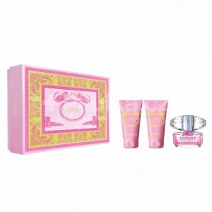Set pentru femei Versace Bright Crystal - Apă de toaletă 50 ml + Loțiune de corp BL 50 ml + Gel de duș SG 50 ml