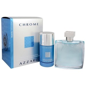 Set pentru bărbați Azzaro Chrome - Eau de Toilette 100 ml + Deo-stick 75 ml