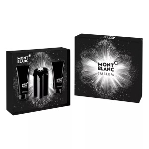 Set pentru bărbați Mont Blanc Emblem - Apă de toaletă 100 ml + Balsam după ras ASB 100 ml + Gel de duș SG 100 ml