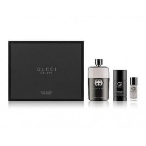Set pentru bărbați Gucci Guilty - Eau de Toilette 90 ml + 15 ml + Deo-stick 75 ml