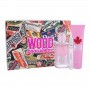 Set pentru femei DsQuared WOOD - Apă de toaletă 100 ml + 10 ml + Gel de duș 150 ml Parfumuri