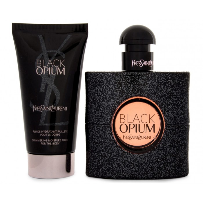 Set pentru femei Yves Saint Laurent Black Opium - Eau de Parfum EDP 50 ml + Loțiune de corp BL 50 ml Set pentru femei Yves Saint Laurent Black Opium - Eau de Parfum EDP 50 ml + Loțiune de corp BL 50 ml Parfumuri