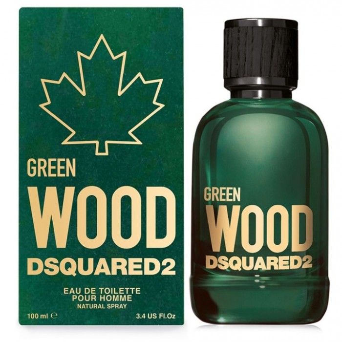 DsQuared Green Wood - Apă de toaletă pentru bărbați 100 ml Parfumuri