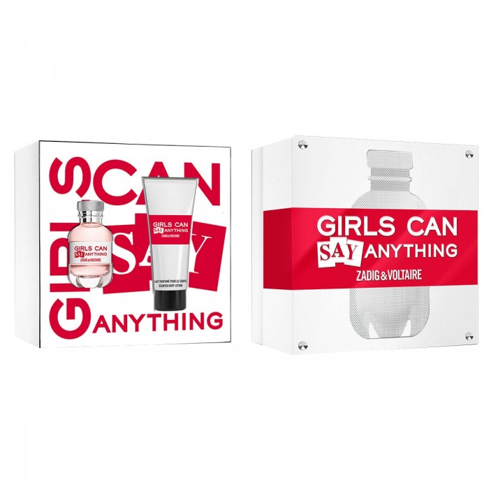 Set pentru femei Zadig&Voltaire Girls Can Say Anything - Eau de Parfum 50 ml + Loțiune de corp 100 ml Parfumuri