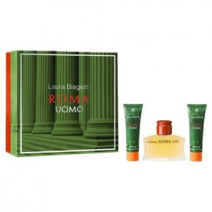 Set pentru bărbați Laura Biagiotti Roma - Eau de Toilette 75 ml + Gel de duș 2x50 ml Set pentru bărbați Laura Biagiotti Roma - Eau de Toilette 75 ml + Gel de duș 2x50 ml
