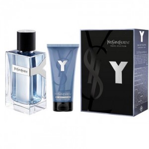 Set pentru bărbați Yves Saint Laurent "Y" - Eau de Toilette 100 ml + Gel de duș 50 ml