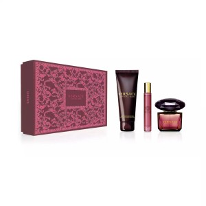 Set pentru femei Versace Crystal Noir - Eau de Parfum 90 ml + 10 ml + Loțiune de corp 150 ml