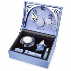 Set pentru femei Thierry Mugler Angel Reîncărcabilă - Apă de parfum 50 ml + Cremă de corp 200 ml + Gel de duș 100 ml + Spray de păr 30 ml