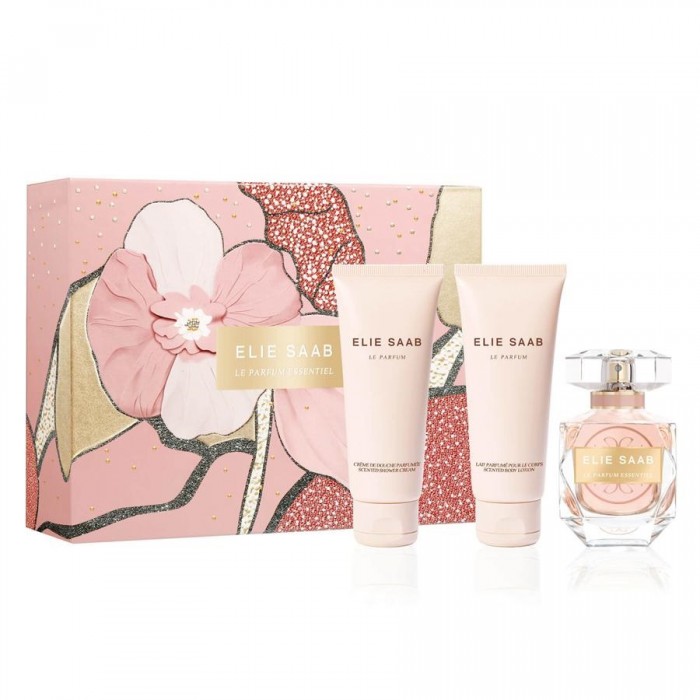 Set pentru femei Elie Saab Le Parfum Essentiel - Eau de Parfum 50 ml + Loțiune de corp 75 ml + Gel de duș 75 ml Set pentru femei Elie Saab Le Parfum Essentiel - Eau de Parfum 50 ml + Loțiune de corp 75 ml + Gel de duș 75 ml Parfumuri