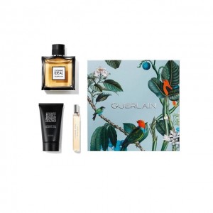 Set pentru bărbați Guerlain L`Homme Ideal - Eau de Toilette 100 ml + 10 ml + Gel de duș 75 ml