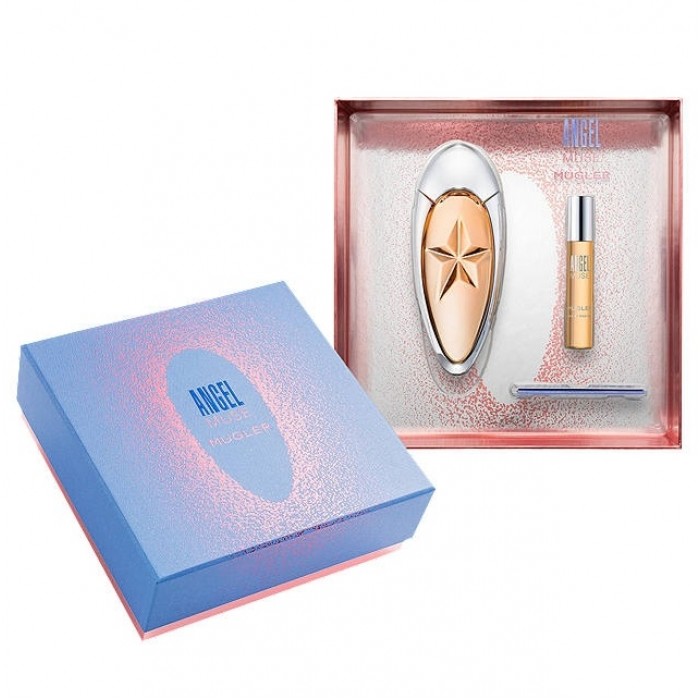 Комплект за жени Thierry Mugler Angel Muse Refillable - Eau de Parfum 50 мл + 9 мл 