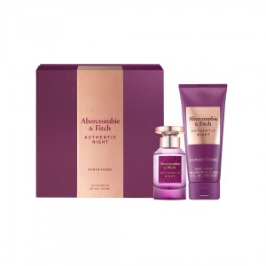Set pentru femei Abercrombie&Fitch Authentic Night - Eau de Parfum 50 ml + Loțiune de corp 200 ml