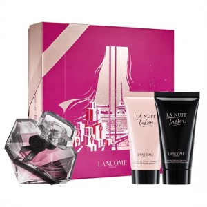 Set pentru femei Lancome Tresor La Nuit - Eau de Parfum 50 ml + Loțiune de corp 50 ml + Gel de duș 50 ml Set pentru femei Lancome Tresor La Nuit - Eau de Parfum 50 ml + Loțiune de corp 50 ml + Gel de duș 50 ml