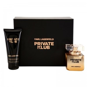Set pentru femei Karl Lagerfeld Private Klub - Eau de Parfum 45 ml + Loțiune de corp 100 ml Set pentru femei Karl Lagerfeld Private Klub - Eau de Parfum 45 ml + Loțiune de corp 100 ml