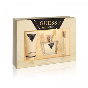 Set pentru femei Guess Seductive - Apă de toaletă 75 ml + 15 ml + Loțiune de corp 200 ml Set pentru femei Guess Seductive - Apă de toaletă 75 ml + 15 ml + Loțiune de corp 200 ml