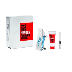 Set pentru bărbați Carolina Herrera 212 Heroes - Eau de Toilette 90 ml + 10 ml + Gel de duș 100 ml