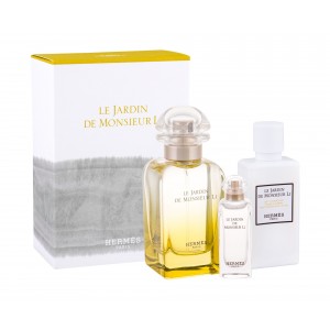 Set unisex Hermes Le Jardin de Monsieur Li - Apă de toaletă 50 ml + Mini 7,5 ml + Loțiune de corp 40 ml