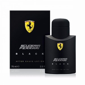 Ferrari Scuderia Black - Loțiune după ras pentru bărbați 75 ml