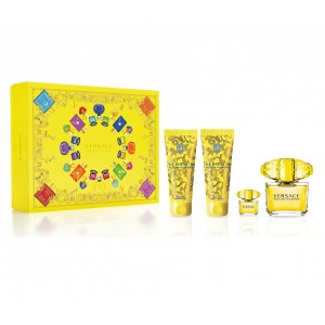 Set pentru femei Versace Yellow Diamond - Apă de toaletă 90 ml + 5 ml + Loțiune de corp 100 ml + Gel de duș 100 ml Set pentru femei Versace Yellow Diamond - Apă de toaletă 90 ml + 5 ml + Loțiune de corp 100 ml + Gel de duș 100 ml