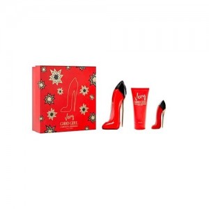 Set pentru femei Carolina Herrera Very Good Girl - Eau de Parfum 80 ml + 7 ml + Loțiune de corp 100 ml