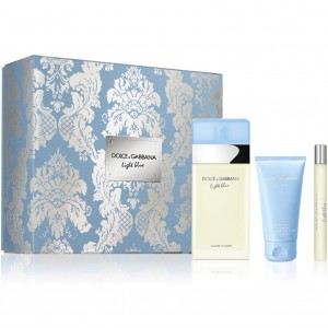 Set pentru femei Dolce&Gabbana Light Blue - Apă de toaletă 100 ml + 10 ml + Cremă de corp 50 ml
