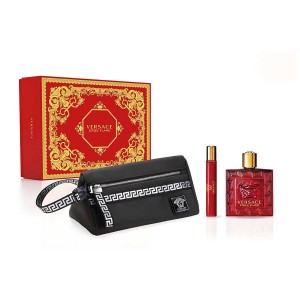 Set pentru bărbați Versace Eros Flame - Eau de Parfum 100 ml + 10 ml + Servieta