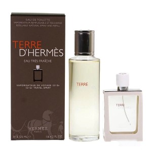 Set pentru bărbați Hermes Terre d`Hermes Eau Tres Fraiche - Eau de Toilette pentru bărbați 30 ml + Reîncărcare 125 ml