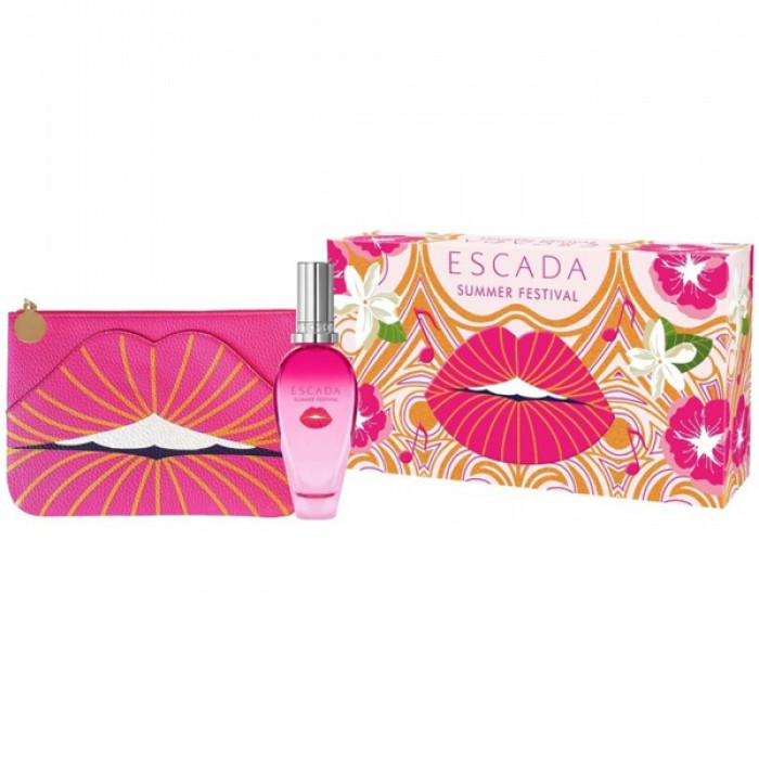 Set pentru femei Escada Summer Festival - Apă de toaletă 30 ml + Servieta Parfumuri