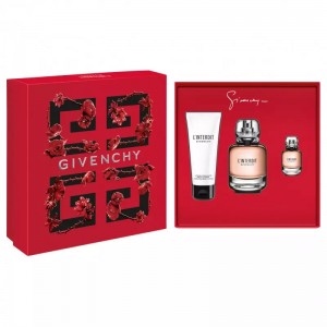 Set pentru femei Givenchy L`Interdit - Eau de Parfum 80 ml + 10 ml + Loțiune de corp 75 ml