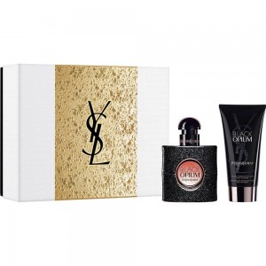 Set pentru femei Yves Saint Laurent Black Opium - Eau de Parfum 30 ml + Fluid de corp strălucitor 50 ml