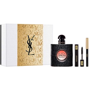 Set pentru femei Yves Saint Laurent Black Opium - Eau de Parfum 50 ml + Mini mascara + Mini creion de ochi