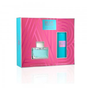 Set pentru femei Antonio Banderas Blue Seduction - Apă de toaletă 80 ml + Deodorant 150 ml