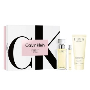 Set pentru femei Calvin Klein Eternity - Eau de Parfum 100 ml + 10 ml + Loțiune de corp 200 ml