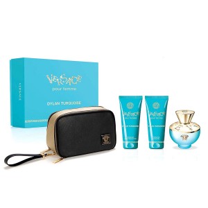 Set pentru femei Versace Dylan Turquoise - Apă de toaletă 100 ml + Gel de corp 100 ml + Gel de duș 100 ml Set pentru femei Versace Dylan Turquoise - Apă de toaletă 100 ml + Gel de corp 100 ml + Gel de duș 100 ml