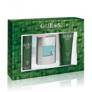 Set pentru bărbați Guess MAN - Apă de toaletă 75 ml + Deodorant 226 ml + Gel de duș 200 ml