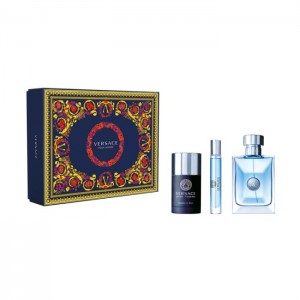 Set pentru bărbați Versace Pour Homme - Eau de Toilette 100 ml + 10 ml + Deo-stick 75 ml