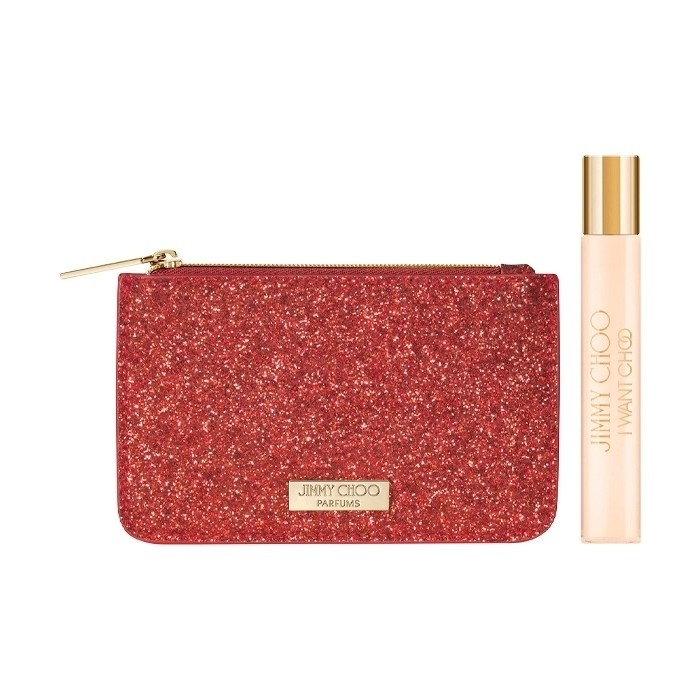 Mini set pentru femei Jimmy Choo I Want Choo - Eau de Parfum pentru femei 7.5 ml + Geantă Mini set pentru femei Jimmy Choo I Want Choo - Eau de Parfum pentru femei 7.5 ml + Geantă Parfumuri