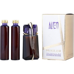 Set pentru femei Thierry Mugler ALIEN - Eau de Parfum Refillable 60 ml + Refill 60 ml, 2 buc. Set pentru femei Thierry Mugler ALIEN - Eau de Parfum Refillable 60 ml + Refill 60 ml, 2 buc.
