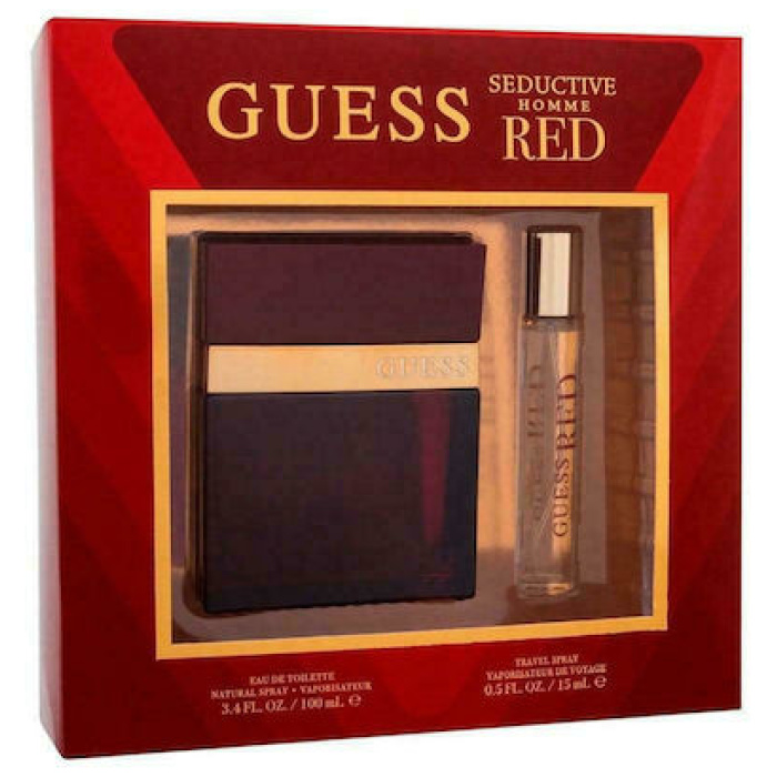 Set pentru bărbați Guess Seductive Red - Eau de Toilette 100 ml + 15 ml Parfumuri