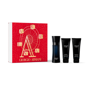 Set pentru bărbați Armani Code - Apă de toaletă 50 ml + Gel de duș 75 ml + Balsam după ras 75 ml